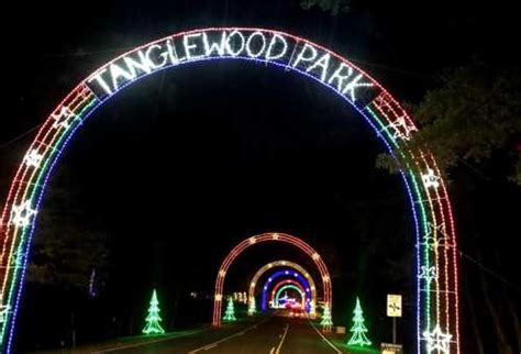 Best Holiday Lights In North Carolina: Tanglewood Park