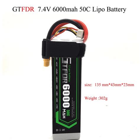 Gtfdr Lipo Battery S Mah V Battery Pack C Battery For Trx