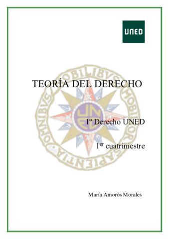 Apuntes Teoria Del Derecho 2024 25 Pdf