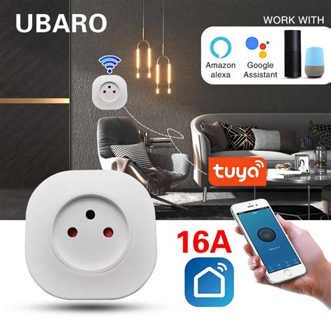 Ubaro Israel Standard Tuya Smart Wifi Socket App Remote Control With