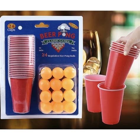 Beer Pong Party Set (pong balls + cups) | HiT Life