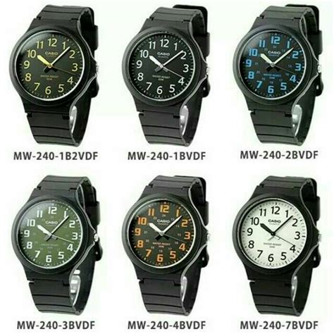 Jual Jam Tangan Pria Casio Mw 240 Series Original Indonesiashopee