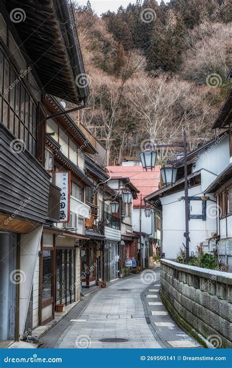 Shibu Onsen Town Morning editorial photo. Image of architectural ...