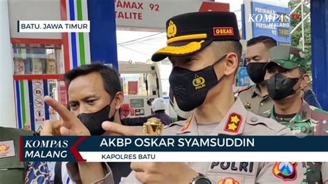 Pastikan Stok Bbm Aman Polisi Dan Tni Sidak Spbu Di Kota Batu Video