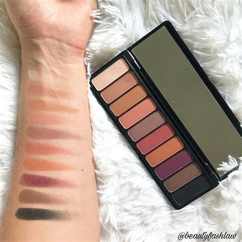 Elf Mad For Matte Summer Breeze Palette Swatches Eye Makeup Palette