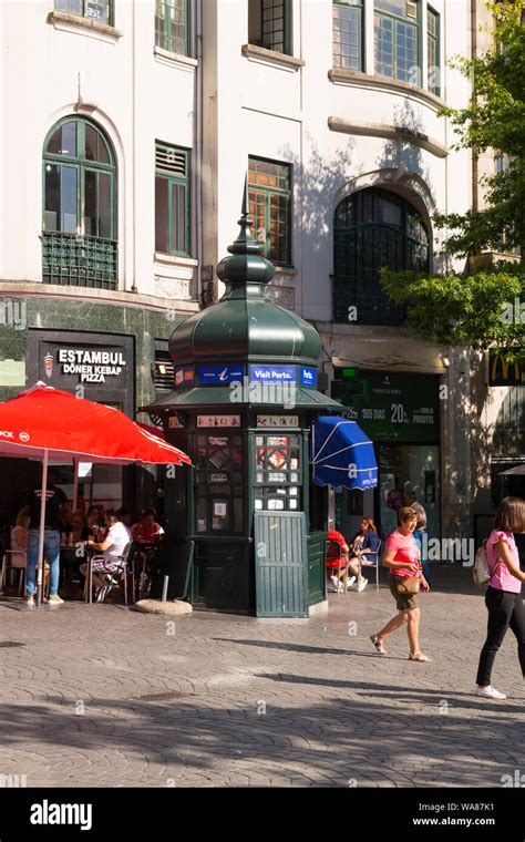 Portugal Porto Porto Pra A Da Liberdade Av Dos Aliados Kiosk Office De