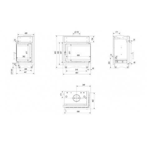 Каминная топка Kratki Maja PW BP 12 BS W Deco купить по низкой цене с