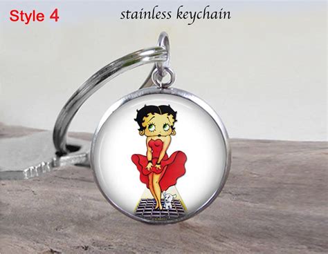 Betty Boop 2 Badge Reel Or Keychain 007 Choice Of 4 Styles Betty Boop