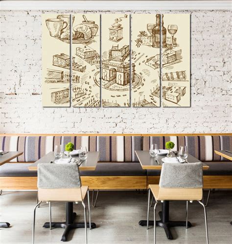 Restaurant Wall Art Kitchen Wall Decor Restaurant Decoration - Etsy