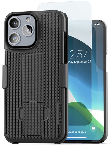 Iphone 15 Pro Duraclip Case With Belt Clip Holster Encased