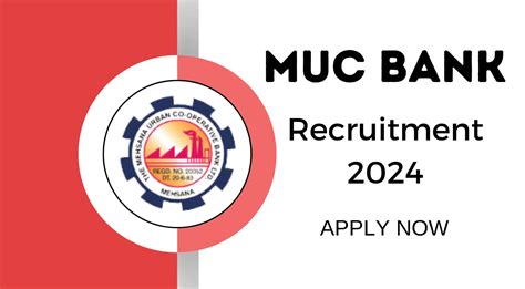 MUC Bank Recruitment 2024 Notification Out Apply Now