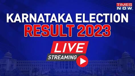 Karnataka Election Result 2023 Live Streaming On Tv 9 Kannada Youtube