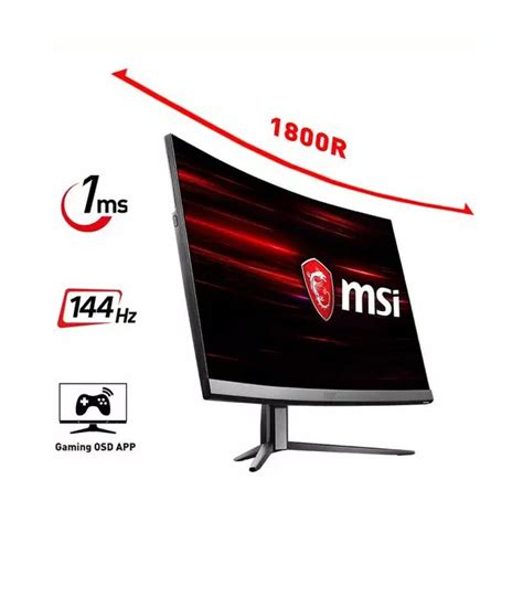 Ecran Gaming Incurv Msi Optix Mag Cvsfr Full Hd Hz Jmb