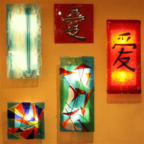 Artistic Glass Wall Sconces Janita Waggoner