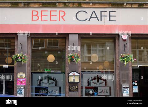 Beer Cafe Merchant Square Glasgow Scotland UK Stock Photo - Alamy