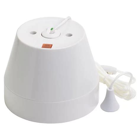 crabtree  capital shower ceiling pull isolator switch  neon