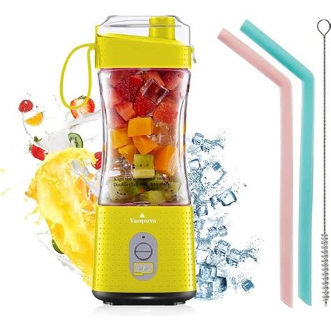 Mixeur Portable Bol Jus Rechargeable Par Usb Pour Smoothies Et