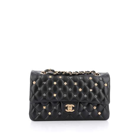 Sacs Chanel Timeless Noir D Occasion Monogram Paris