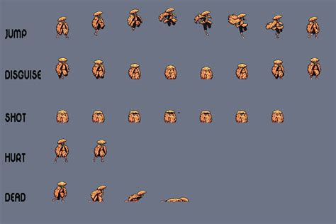 Free Ninja Sprite Sheets Pixel Art Download