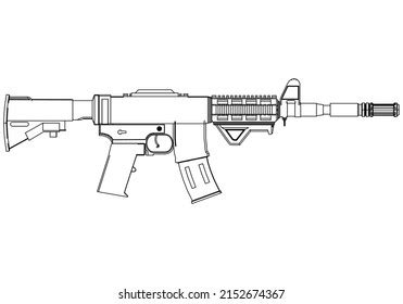 Rifle Outline