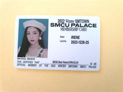 Winter Smtown Smcu Palace Red Velvet Aespa Official Photocard