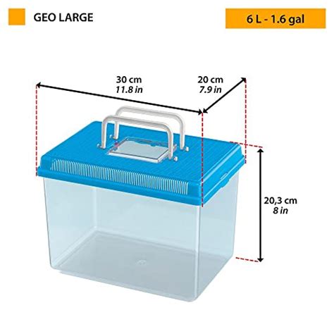 Ferplast Acuario De Plástico Para Peces Geo Large Tanque De 6 L