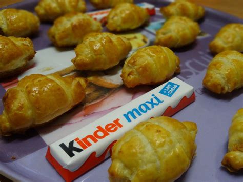 MINI CROISSANTS AU KINDER MAXI Les Délices de Sandstyle