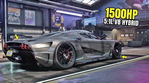 Need For Speed Heat Gameplay 1500hp Koenigsegg Regera Customization