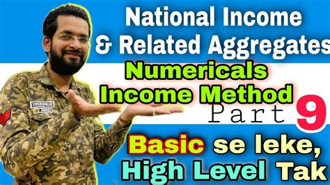 Numericals Of Income Method Class 12 National Income And Related