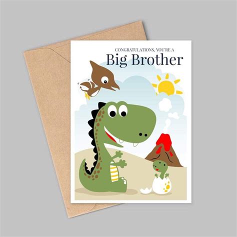 New Big Brother Card Etsy