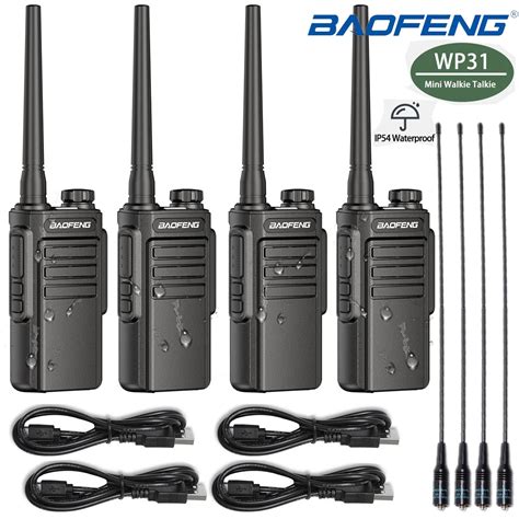 Baofeng Mini Walkie Talkie Wp Radio Port Til De Largo Alcance