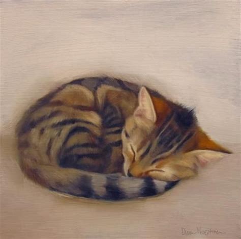 Daily Paintworks Original Fine Art Diane Hoeptner Cats