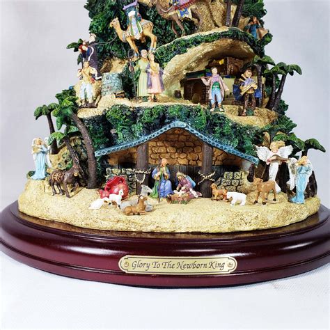 Beautiful Thomas Kinkade Nativity Illuminated Tabletop | Etsy