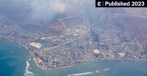 How Climate Change Turned Lush Hawaii Into a Tinderbox - The New York Times