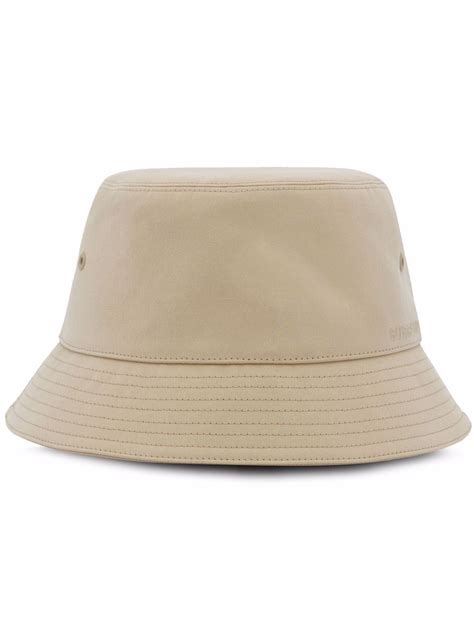 Burberry Embroidered Logo Bucket Hat Farfetch