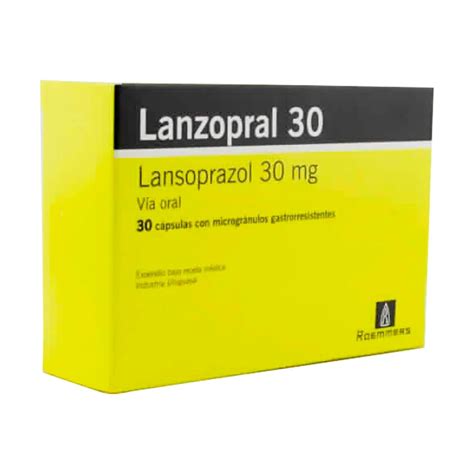 Lanzopral Lansoprazol Mg Caja C Psulas Punto Farma