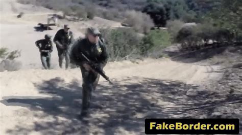 Fake Border Patrol Puts Law In His Big Cock Sentenced Teen Amateur