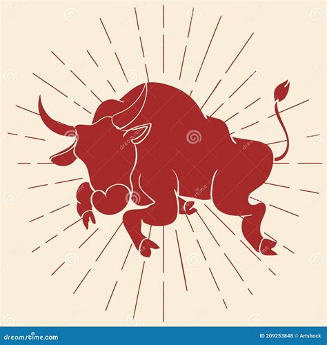 Jumping Bull Line Art Stock Vector Illustration Of Icon