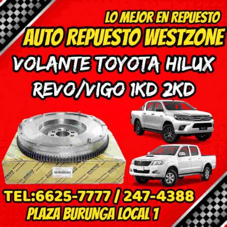 Volante Toyota Hilux Vigo Revo 1kd 2kd