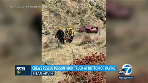 Person Found At Bottom Of 100 Foot Ravine In Kern County Rescued After