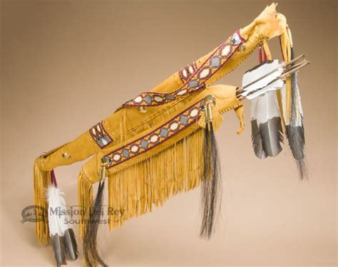 Deer Skin Native American Bow Case And Quiver Set 45 Ba94 Native American Bow Bow Cases