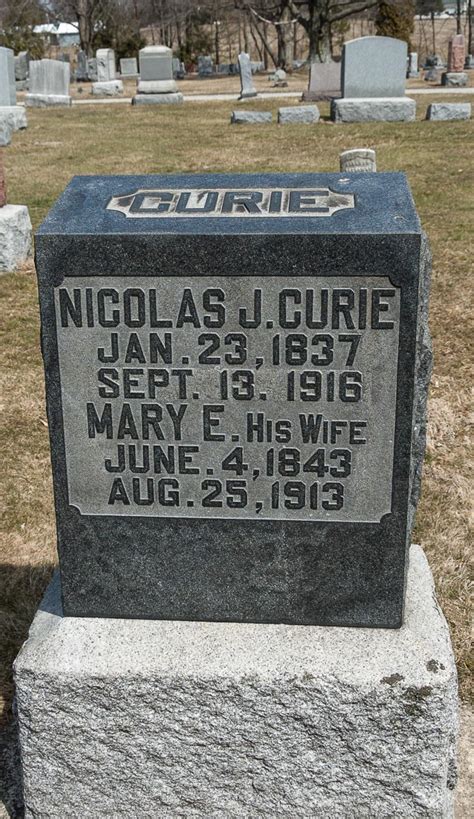 Nicolas J Curie Find A Grave Memorial