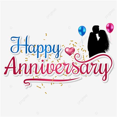 Anniversary Couple Vector Hd Images Happy Anniversary Transparent With