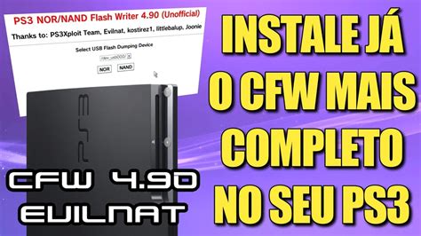 Instale O Cfw Evilnat Desde O Zero No Seu Ps J Youtube