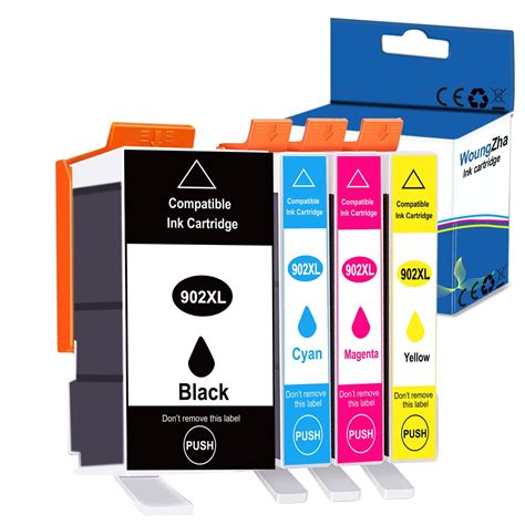 902xl Ink Cartridges Combo Pack Replacement For Hp Ink 902 Xl 902xl