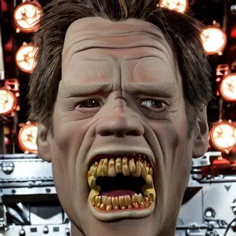 Animatronic Jim Carrey Exposed Mechanics Photo Stan Stable