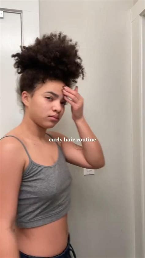 B Curly Natural Hair Wash Routine Video In Afro Hair Routine