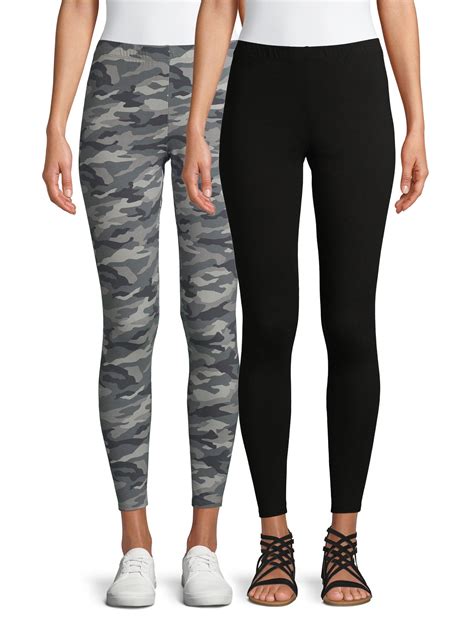 No Boundaries Juniors Ankle Leggings 2 Pack Walmart