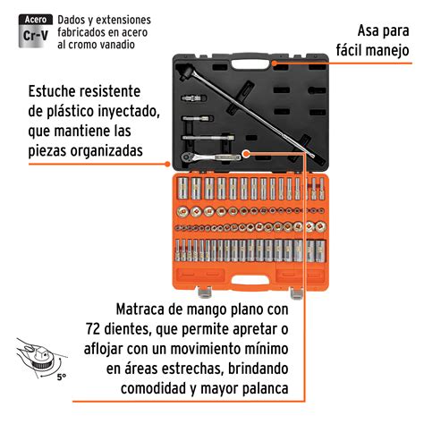 Juego De Herramientas Cuadro Std Y Mm Para Mec Nico Juegos De