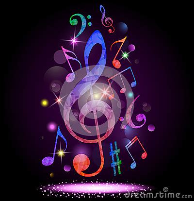 Colorful Musicnotes Stock Illustration Illustration Of Notation